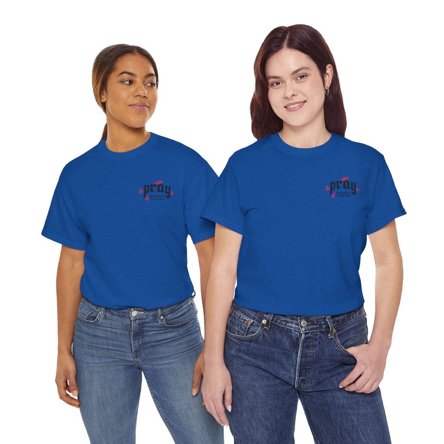 Prayer Hands T-Shirt — Pray Without Ceasing Graphic Unisex Tee