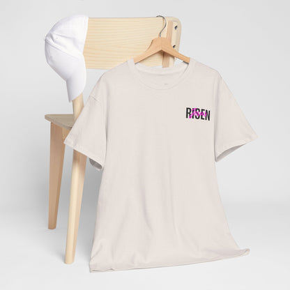 Christian 'Risen' PINK T-Shirt — Jesus Crown of Thorns Resurrection Tee