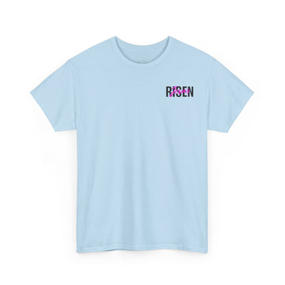 Christian 'Risen' PINK T-Shirt — Jesus Crown of Thorns Resurrection Tee