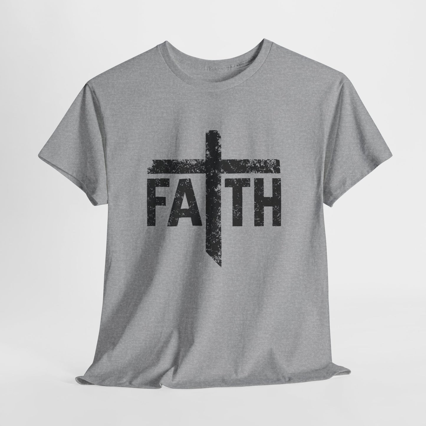 Faith Cross T-Shirt — Christian Inspirational Tee