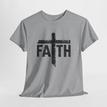 Faith Cross T-Shirt — Christian Inspirational Tee