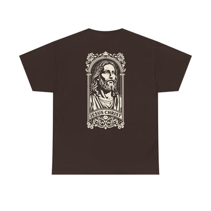 Jesus Christ Graphic Tee — Vintage Jesus Portrait T-Shirt