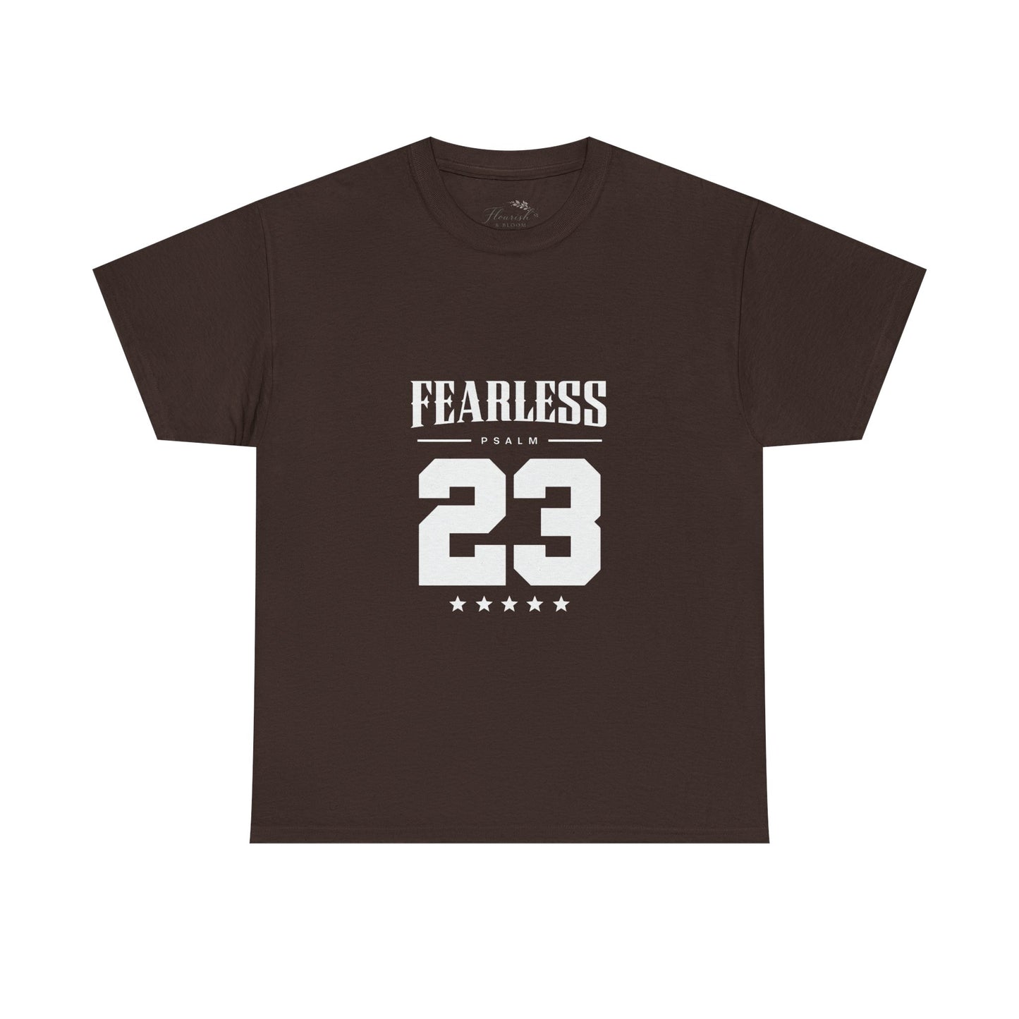 Fearless Psalm 23 Unisex T-Shirt — The Good Shepherd Christian Tee