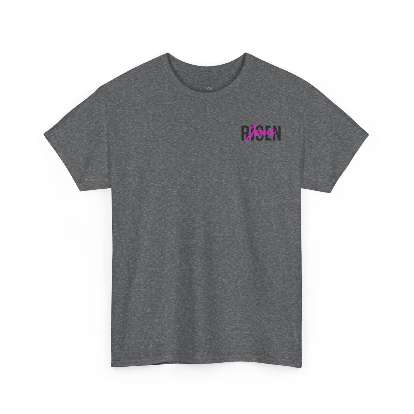 Christian 'Risen' PINK T-Shirt — Jesus Crown of Thorns Resurrection Tee
