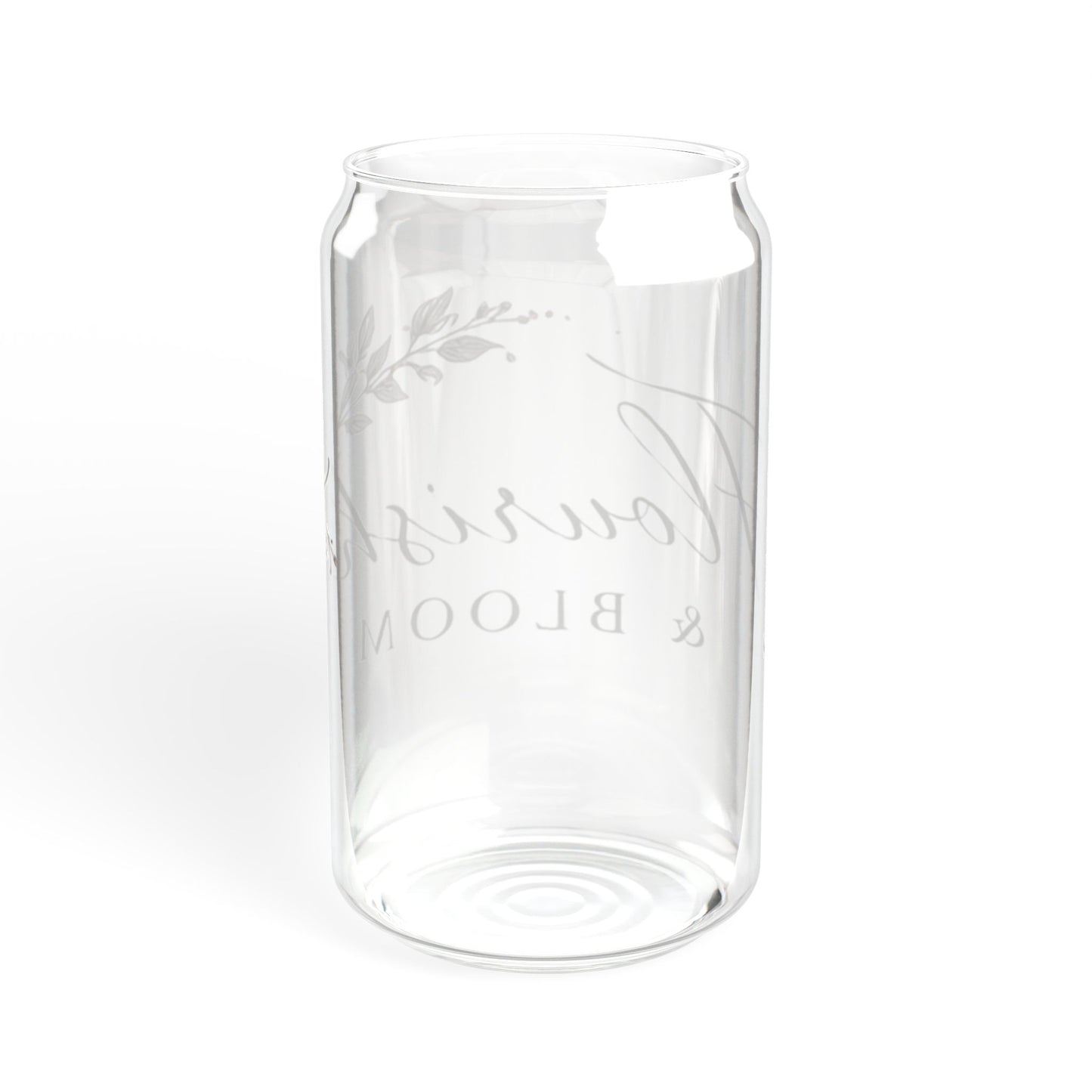 Sipper Glass - Flourish & Bloom Branded (16oz)