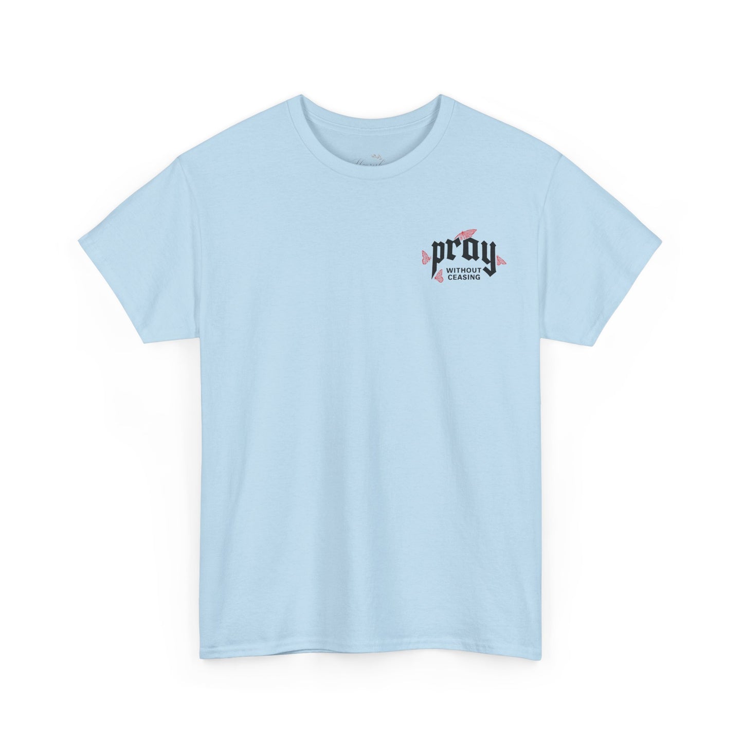 Prayer Hands T-Shirt — Pray Without Ceasing Graphic Unisex Tee