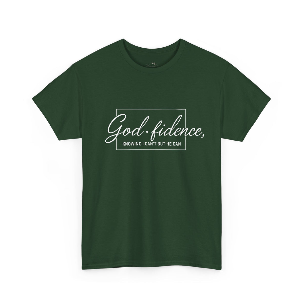 God-fidence Unisex Tee — Inspirational Christian Script T-Shirt
