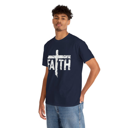 Faith Cross T-Shirt — Christian Inspirational Tee