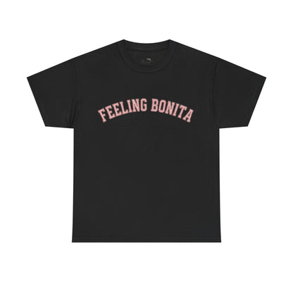 Feeling Bonita Tee — Pink Bow Graphic Cotton T‑Shirt