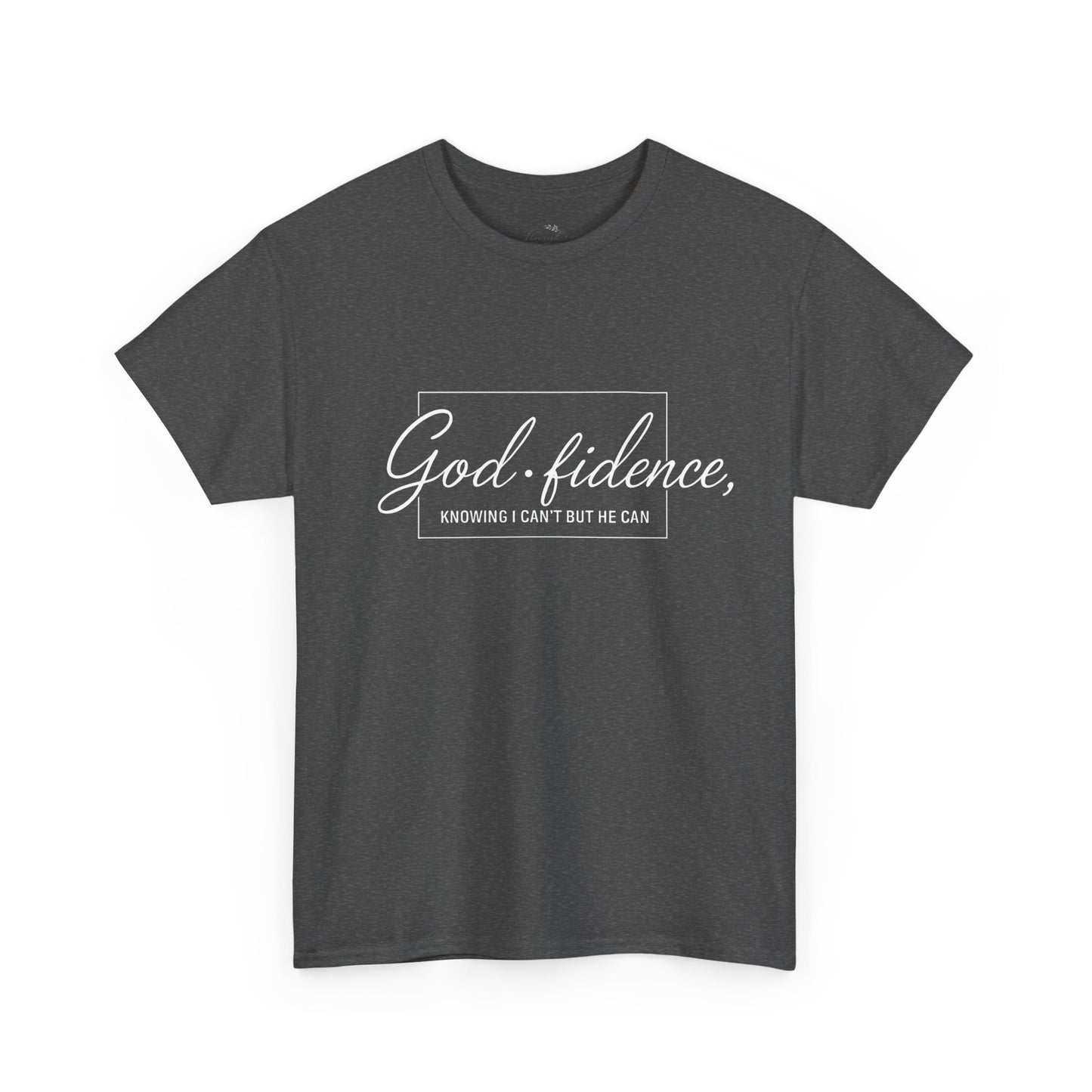 God-fidence Unisex Tee — Inspirational Christian Script T-Shirt