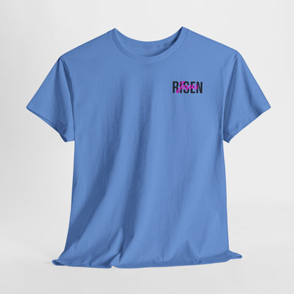 Christian 'Risen' PINK T-Shirt — Jesus Crown of Thorns Resurrection Tee