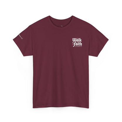 Walk by Faith T-Shirt — Christian Verse 2 Corinthians 5:7 Tee