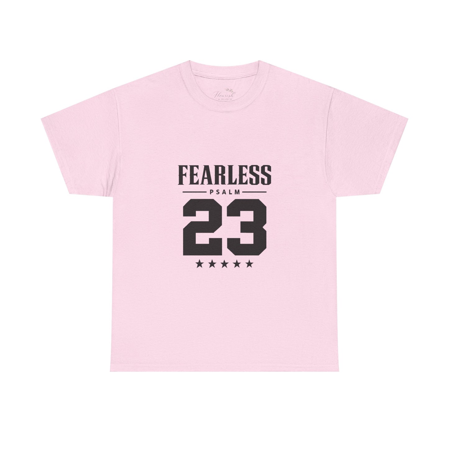 Fearless Psalm 23 Unisex T-Shirt — The Good Shepherd Christian Tee