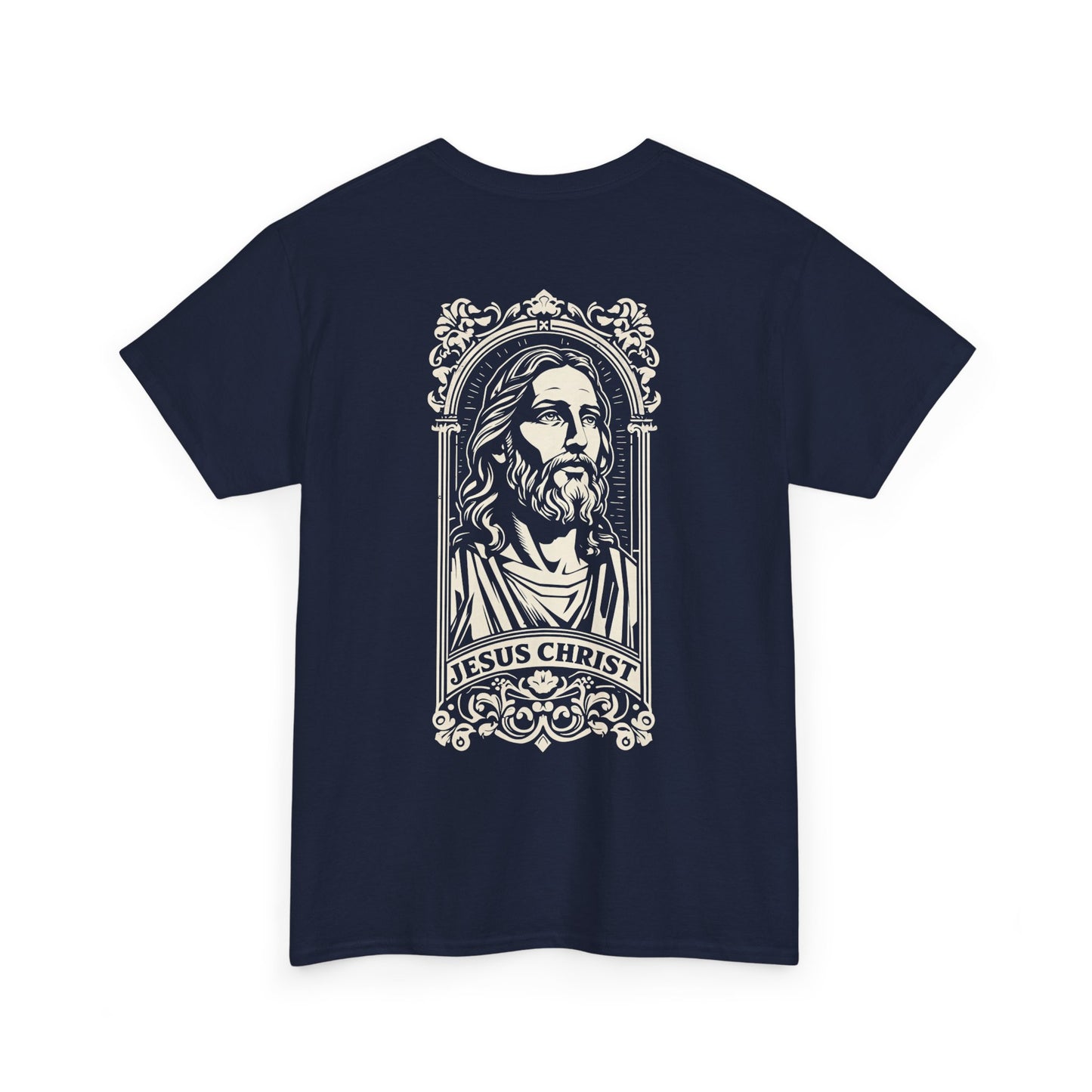 Jesus Christ Graphic Tee — Vintage Jesus Portrait T-Shirt