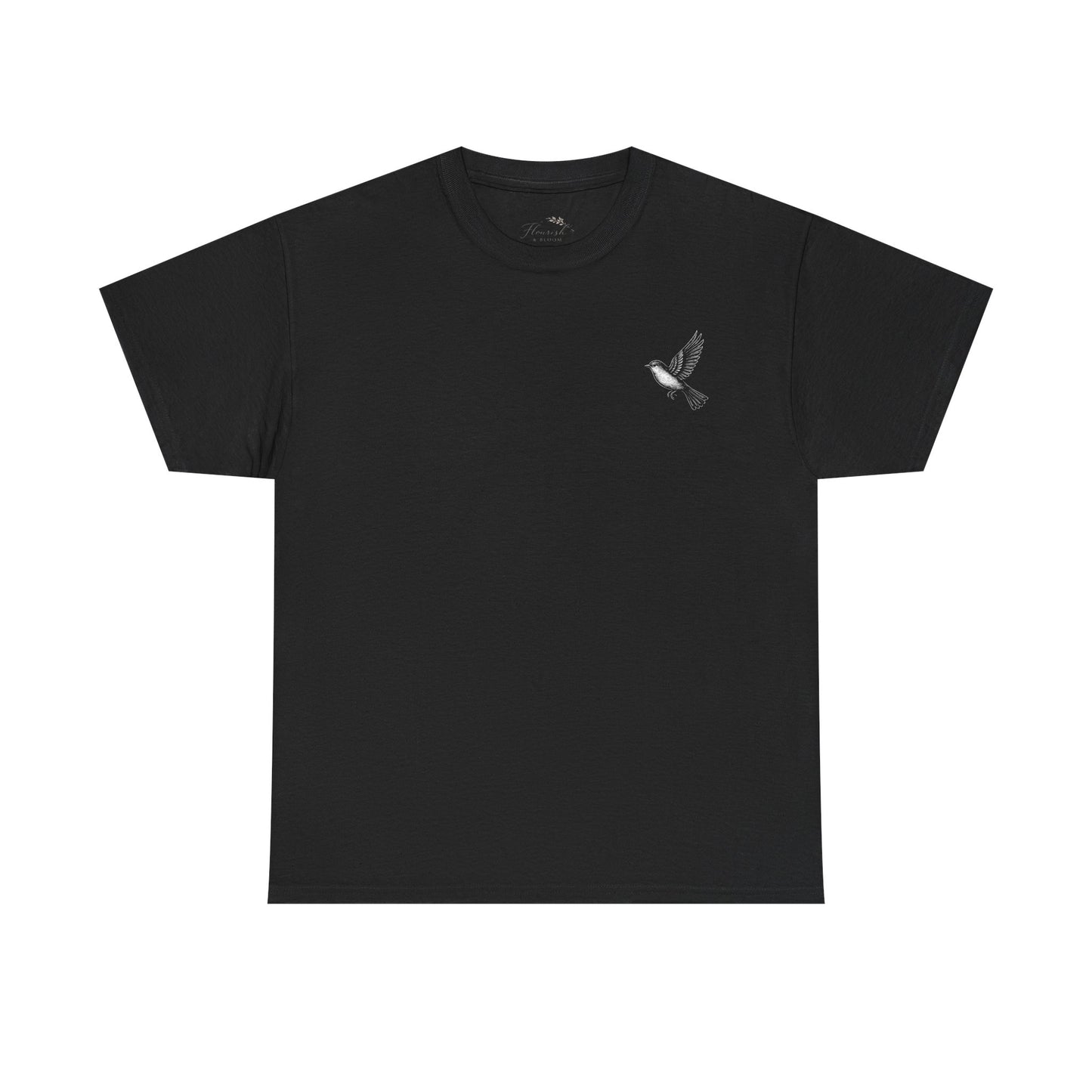 T-Shirt — "I Am With You Always" Hummingbird Floral Comfort Tee