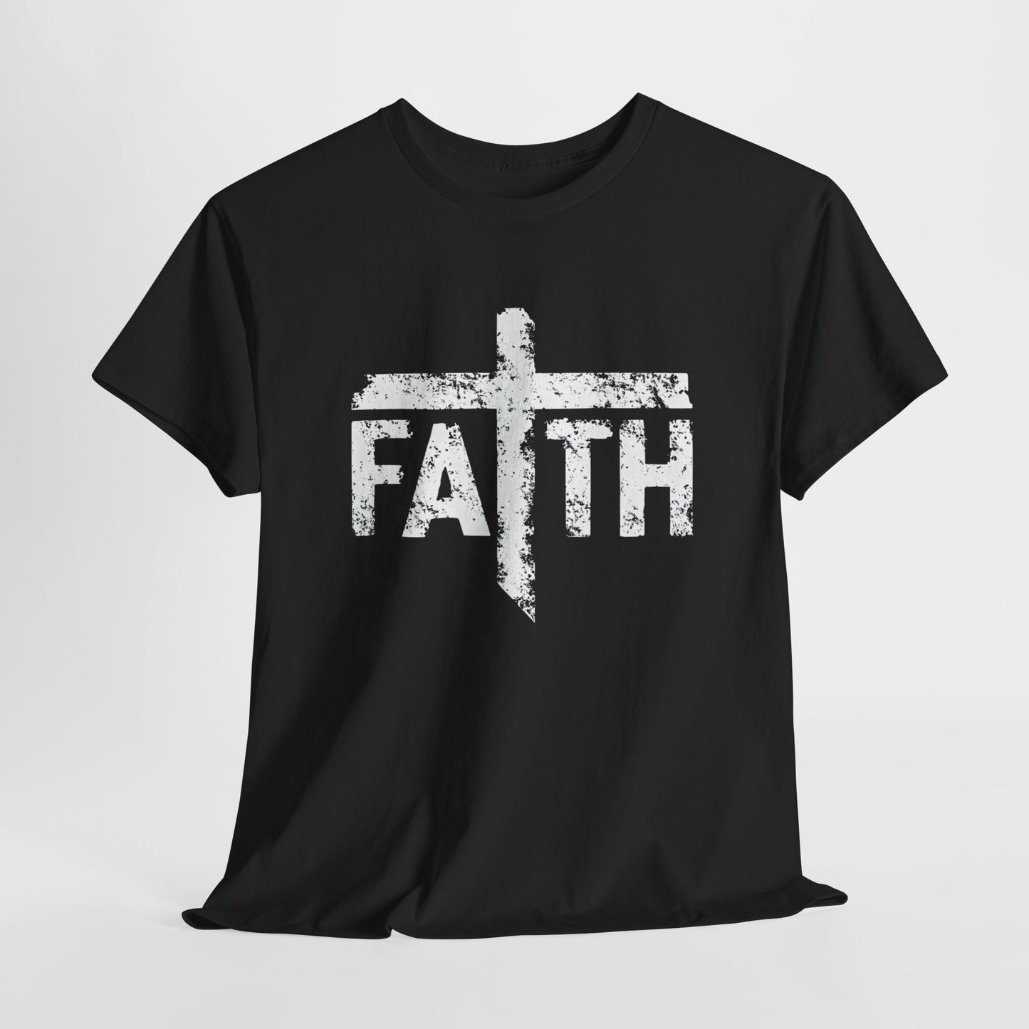 Faith Cross T-Shirt — Christian Inspirational Tee