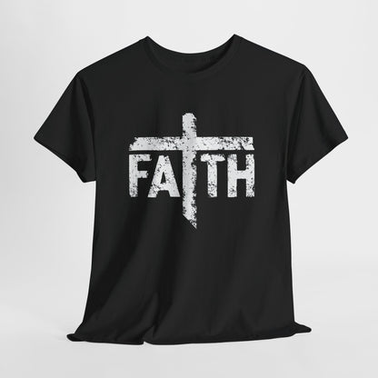 Faith Cross T-Shirt — Christian Inspirational Tee