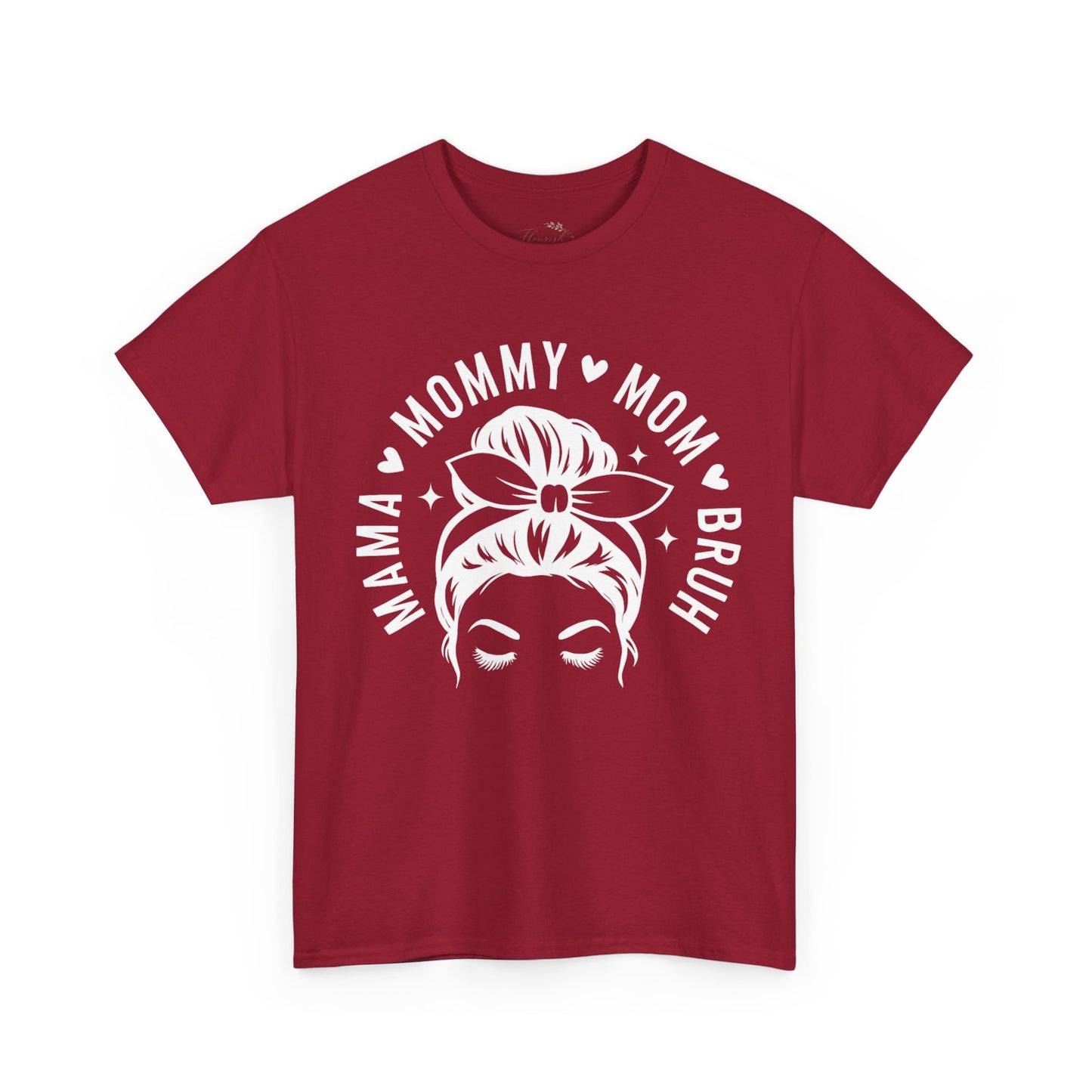 Mommy Mom Bruh T-Shirt – Messy Bun Mama Graphic Tee