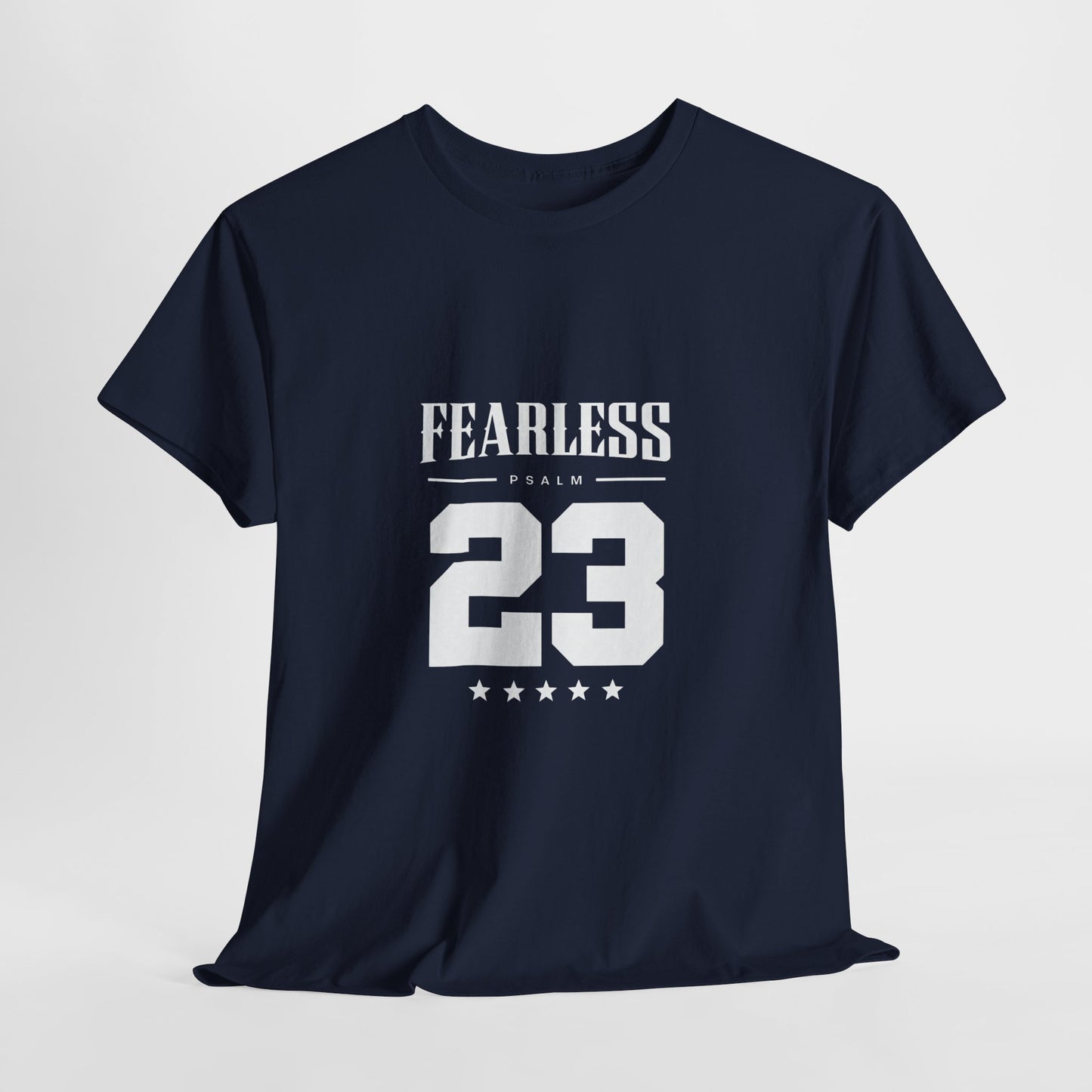Fearless Psalm 23 Unisex T-Shirt — The Good Shepherd Christian Tee