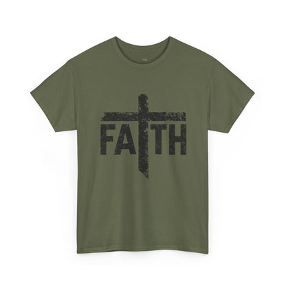 Faith Cross T-Shirt — Christian Inspirational Tee