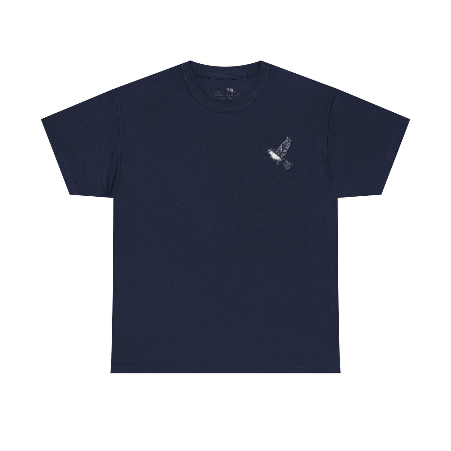 T-Shirt — "I Am With You Always" Hummingbird Floral Comfort Tee