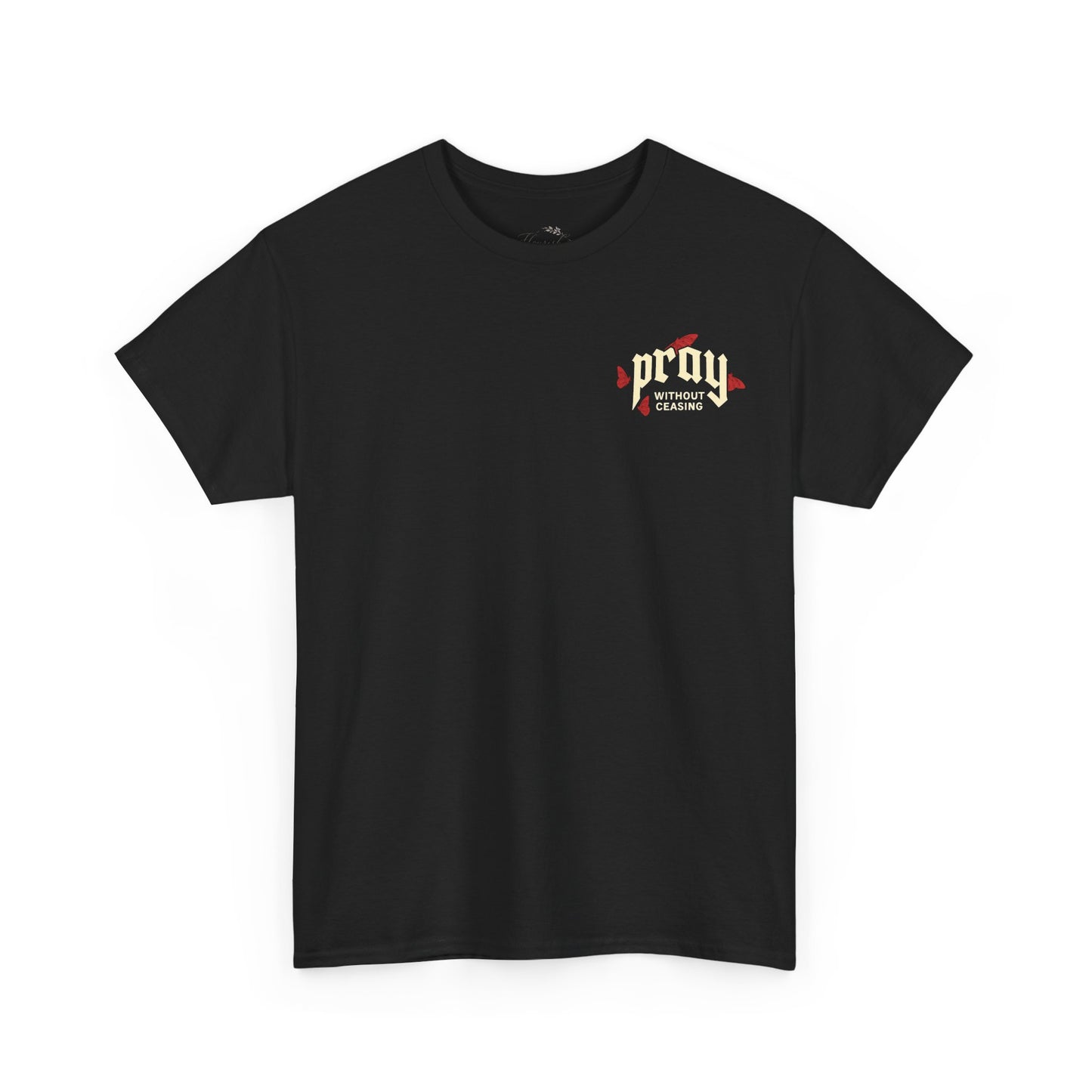 Prayer Hands T-Shirt — Pray Without Ceasing Graphic Unisex Tee
