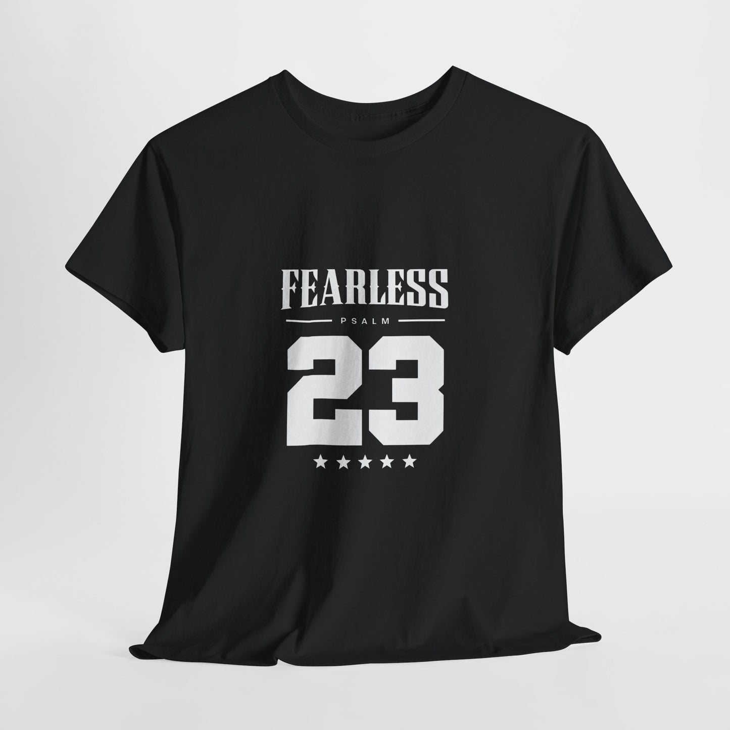 Fearless Psalm 23 Unisex T-Shirt — The Good Shepherd Christian Tee