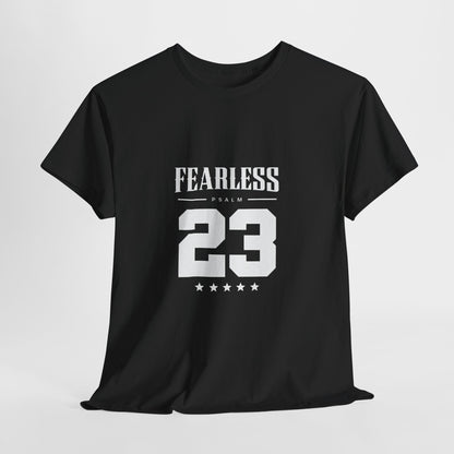 Fearless Psalm 23 Unisex T-Shirt — The Good Shepherd Christian Tee