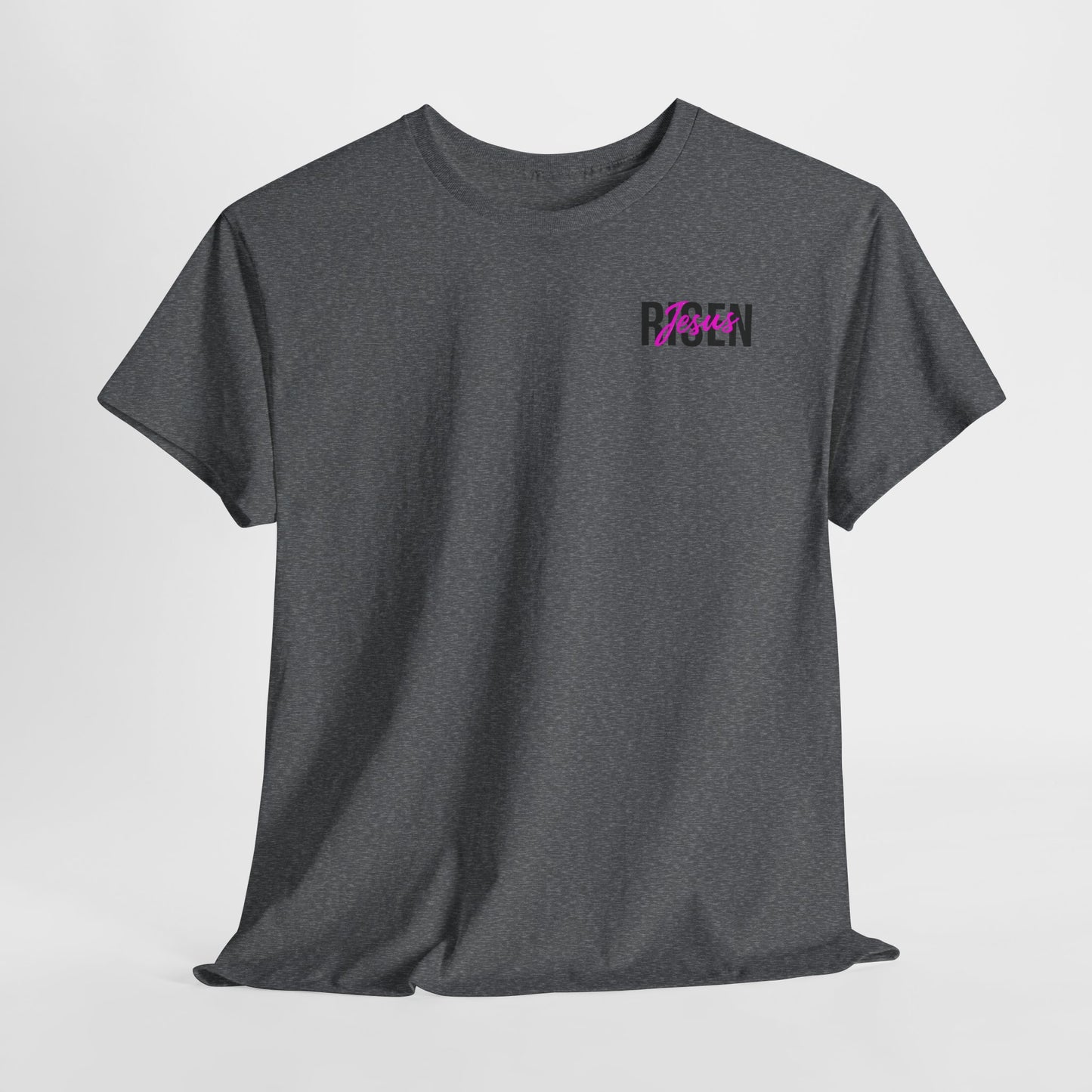 Christian 'Risen' PINK T-Shirt — Jesus Crown of Thorns Resurrection Tee