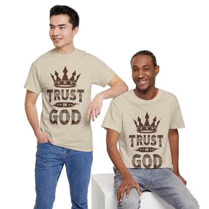 Trust in God T-Shirt — Crown Faith Christian Tee