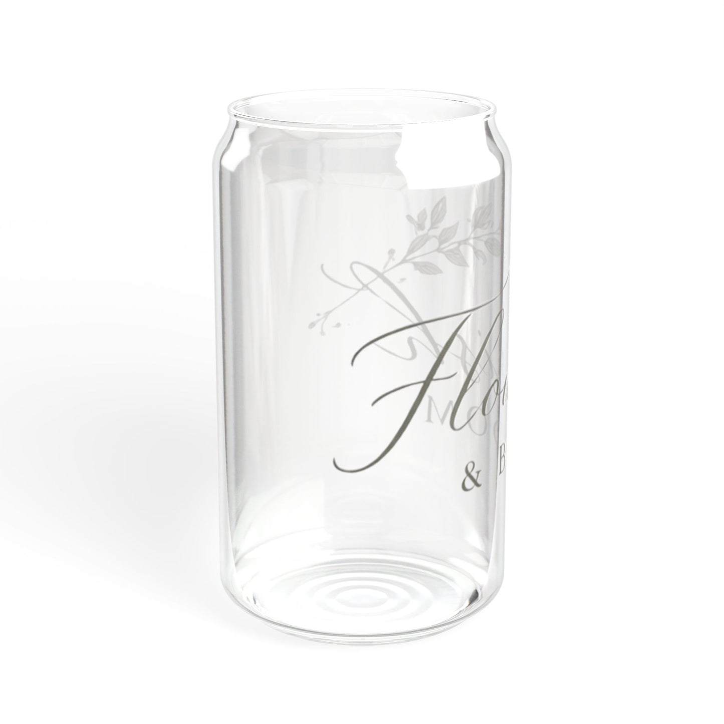 Sipper Glass - Flourish & Bloom Branded (16oz)