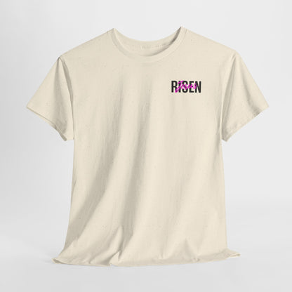 Christian 'Risen' PINK T-Shirt — Jesus Crown of Thorns Resurrection Tee
