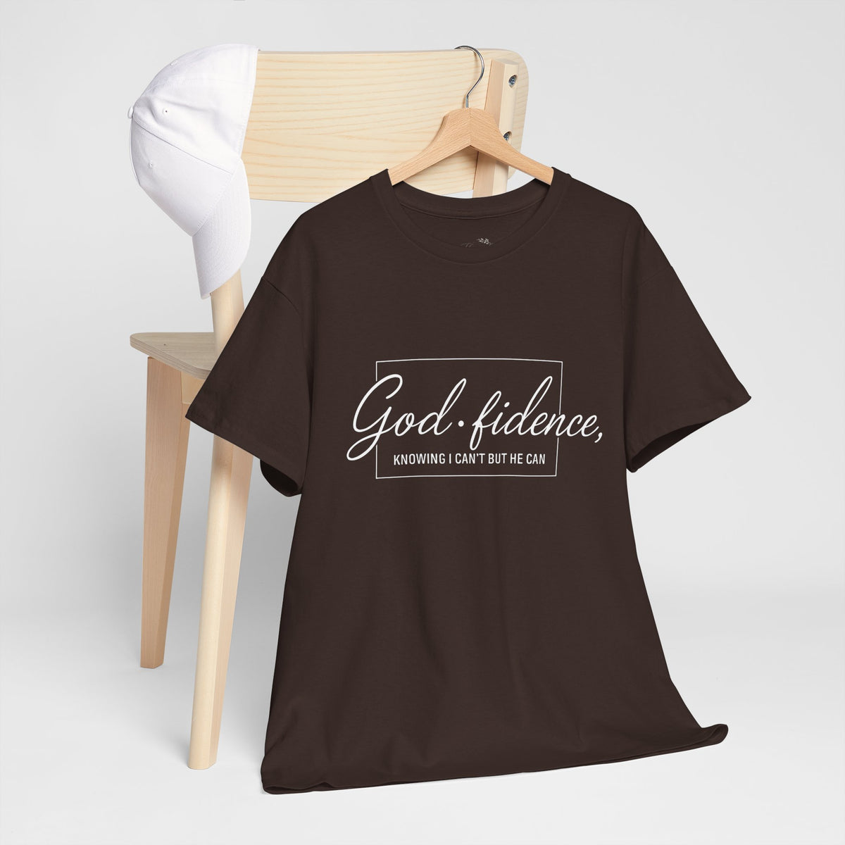 God-fidence Unisex Tee — Inspirational Christian Script T-Shirt