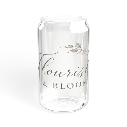 Sipper Glass - Flourish & Bloom Branded (16oz)