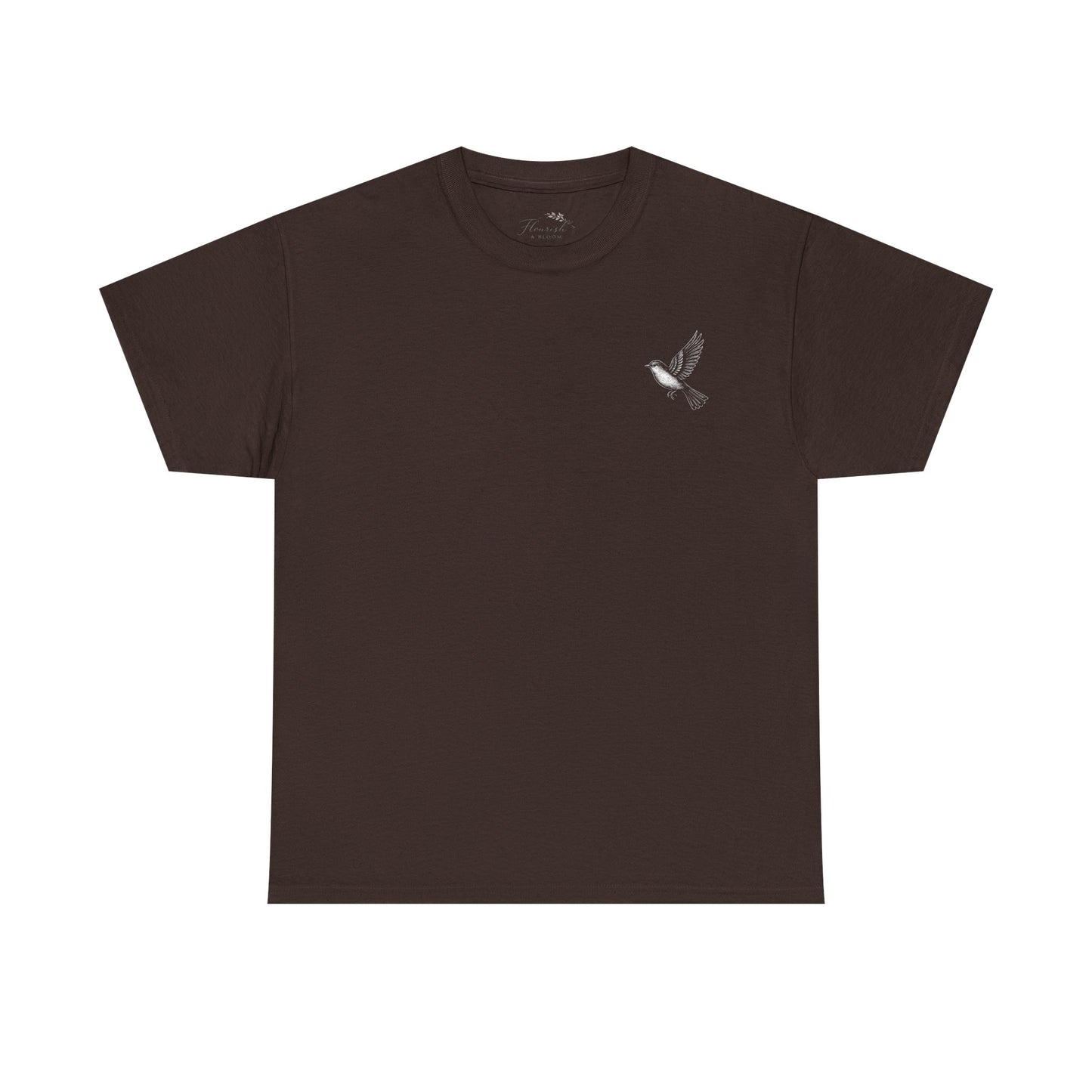 T-Shirt — "I Am With You Always" Hummingbird Floral Comfort Tee