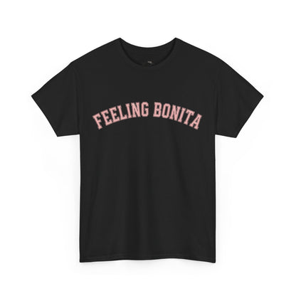 Feeling Bonita Tee — Pink Bow Graphic Cotton T‑Shirt