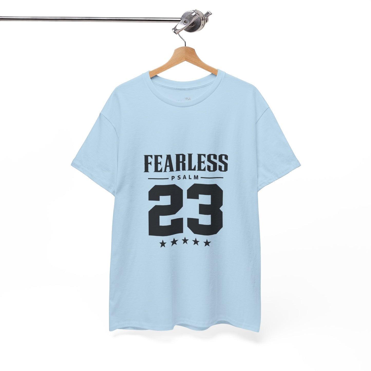 Fearless Psalm 23 Unisex T-Shirt — The Good Shepherd Christian Tee