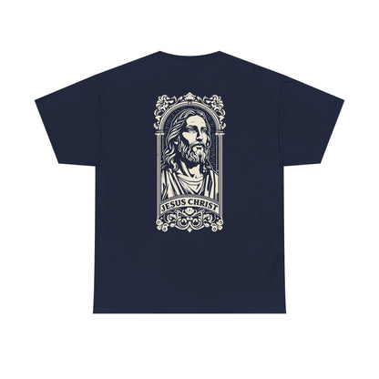 Jesus Christ Graphic Tee — Vintage Jesus Portrait T-Shirt