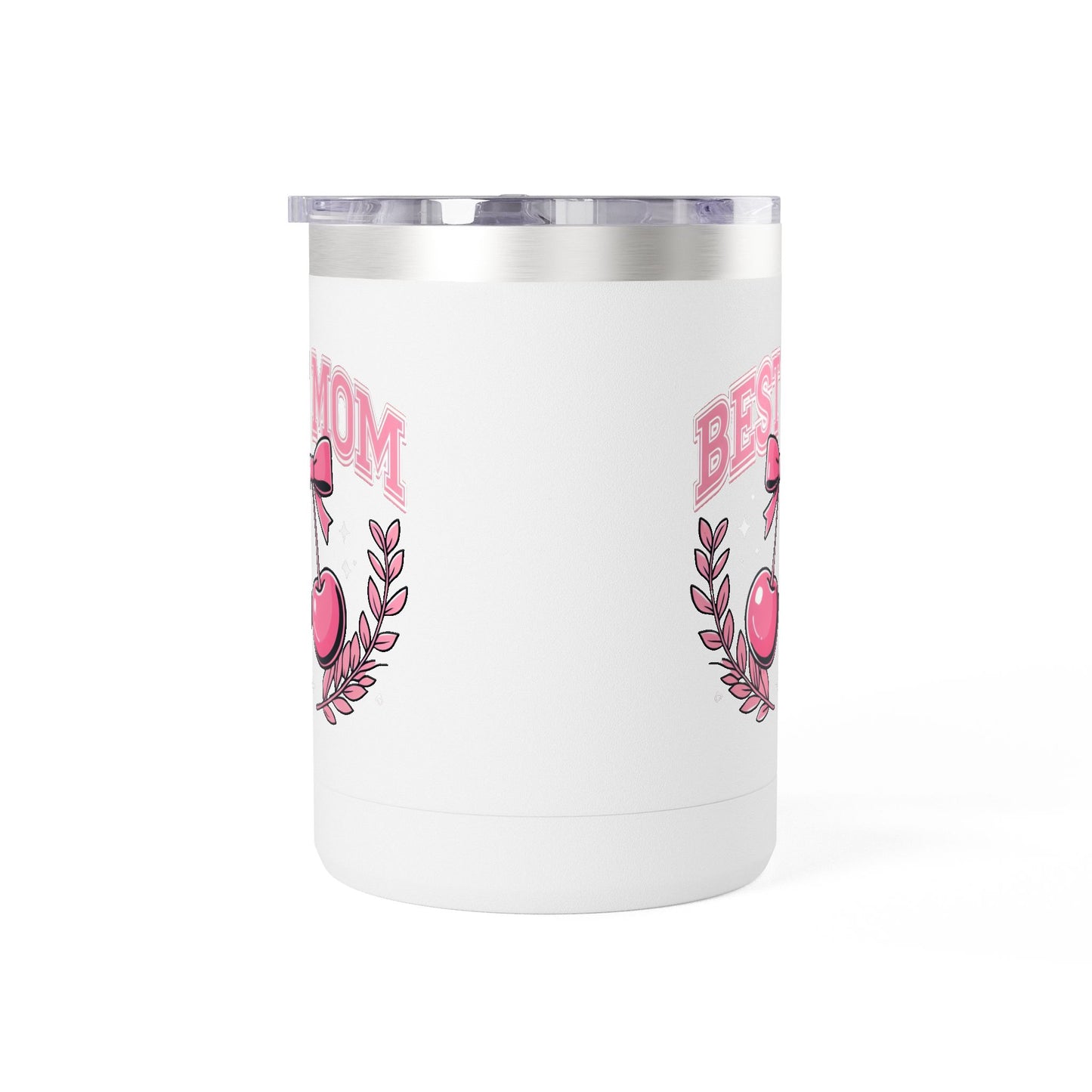 Best Mom Pink Bow & Cherries - 15oz Tumbler