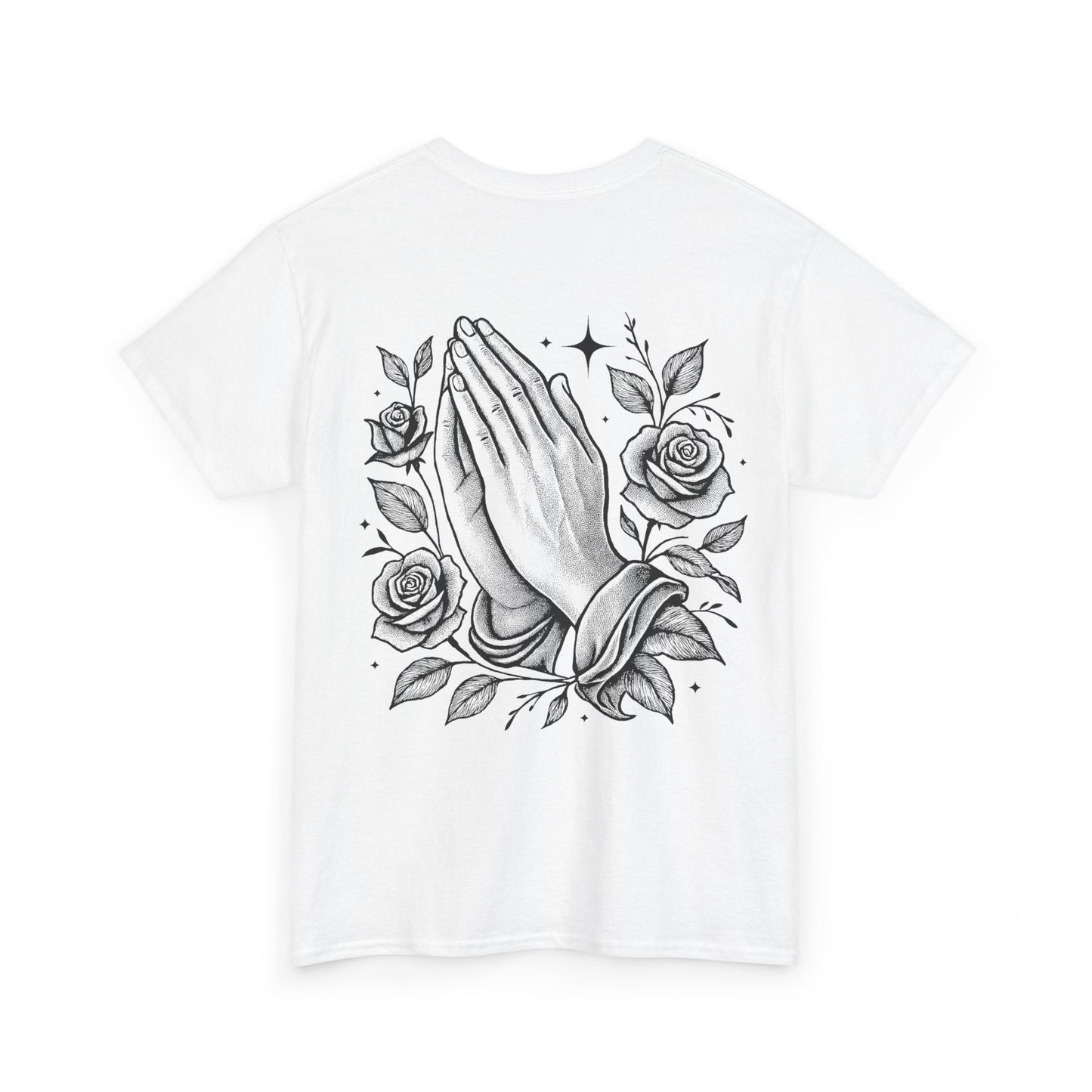 Prayer Hands T-Shirt — Pray Without Ceasing Graphic Unisex Tee