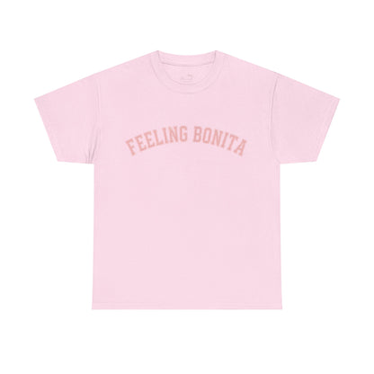 Feeling Bonita Tee — Pink Bow Graphic Cotton T‑Shirt