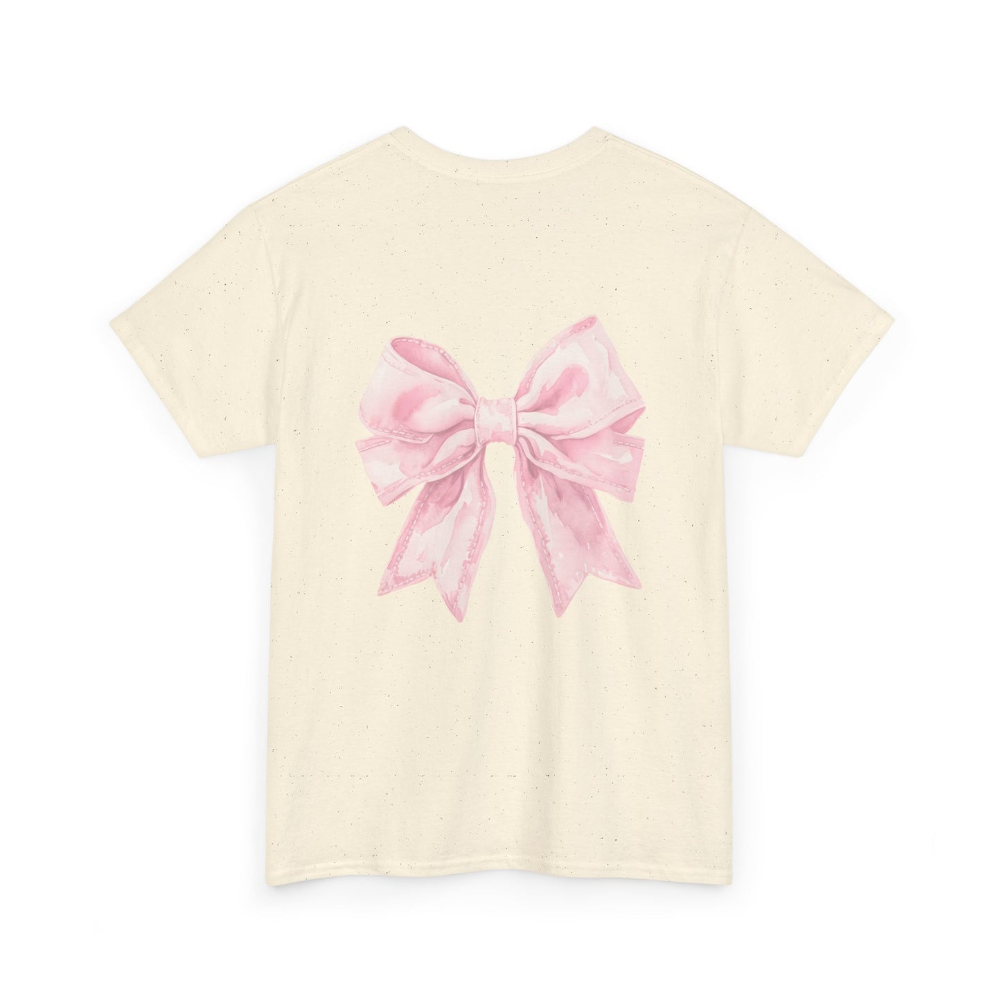 Feeling Bonita Tee — Pink Bow Graphic Cotton T‑Shirt