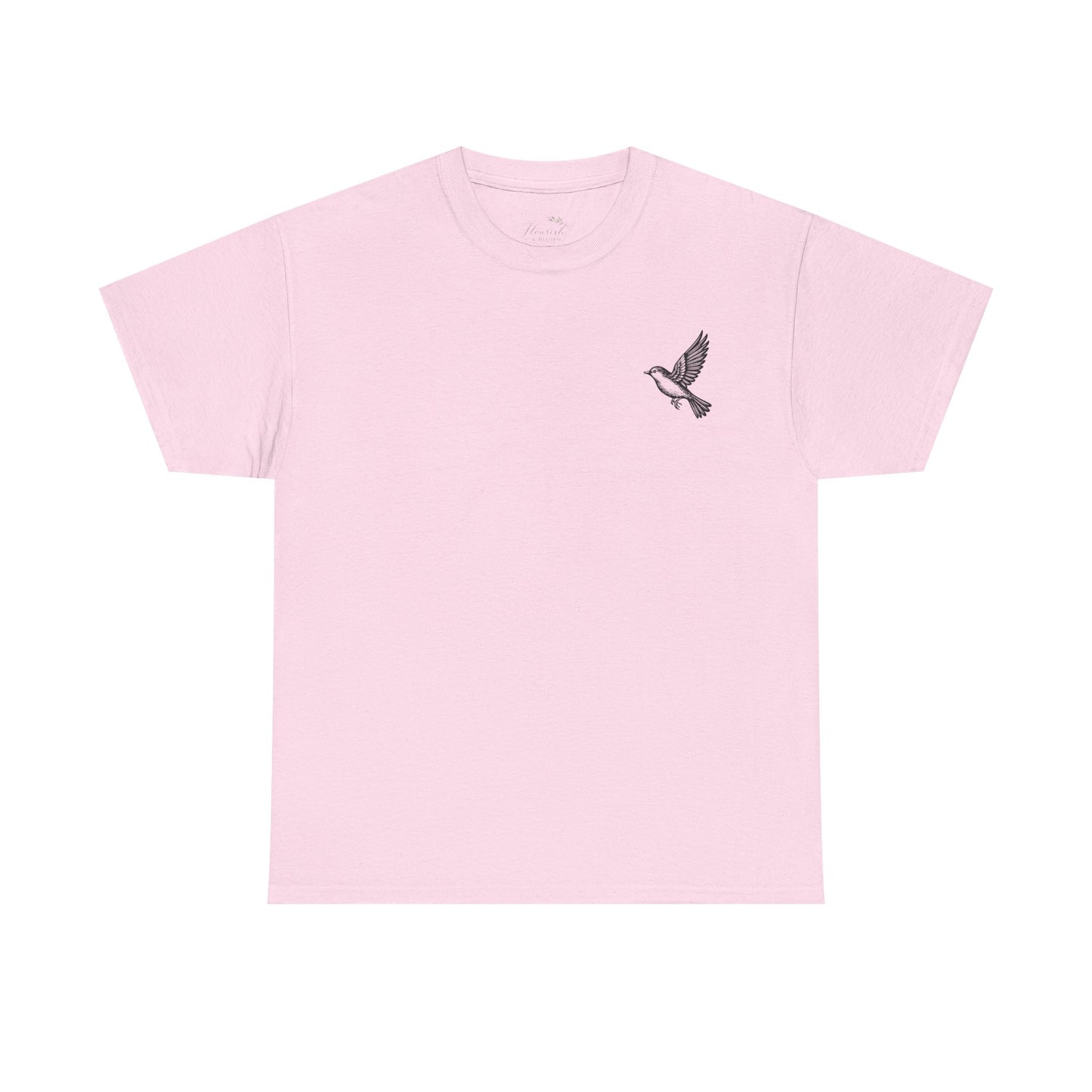 T-Shirt — "I Am With You Always" Hummingbird Floral Comfort Tee