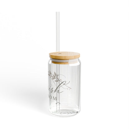 Sipper Glass - Flourish & Bloom Branded (16oz)