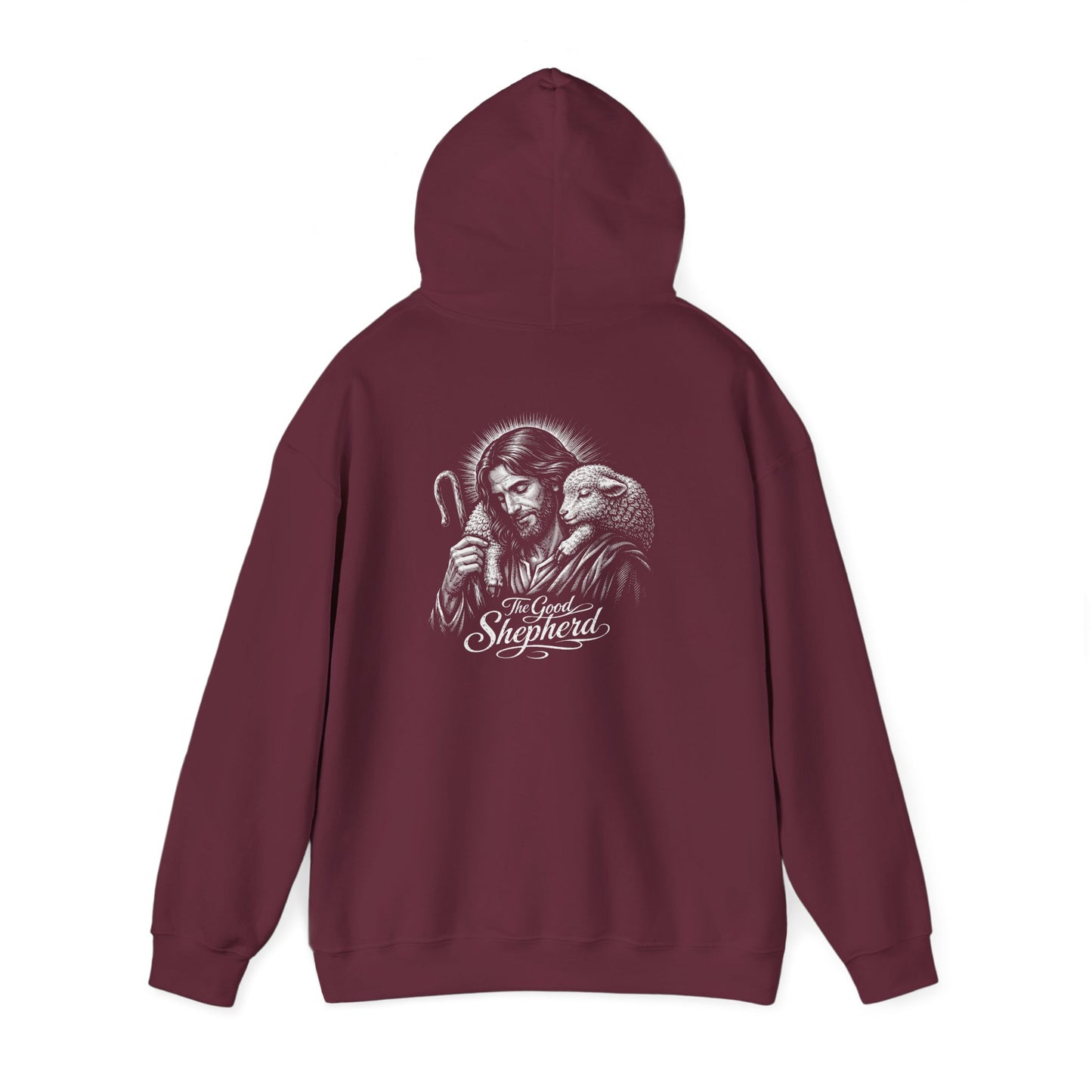 The Good Shepherd Hoodie – Christian Jesus Lamb Graphic Hooded Sweatshirt