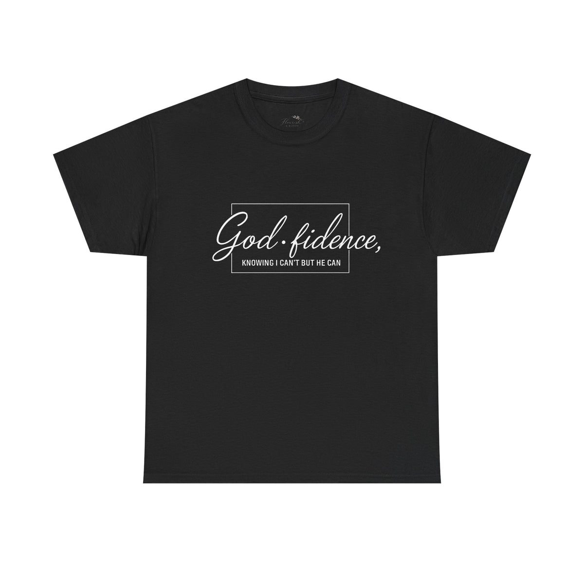 God-fidence Unisex Tee — Inspirational Christian Script T-Shirt