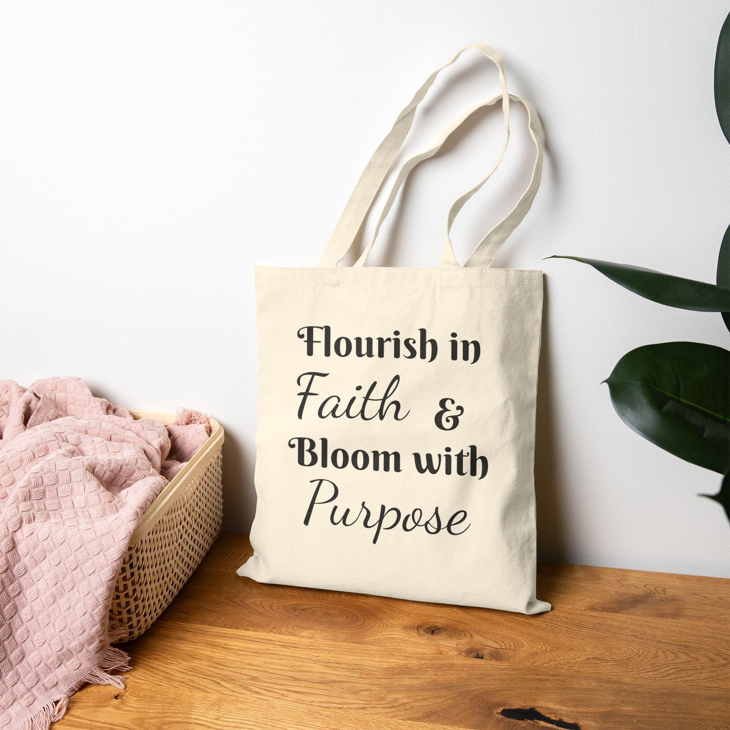 Flourish & Bloom Inspirational Tote Bag — Rep & style our brand your way!