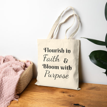 Flourish & Bloom Inspirational Tote Bag — Rep & style our brand your way!